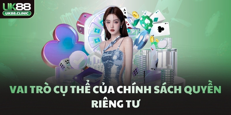 Vai trò cụ thể của chính sách quyền riêng tư